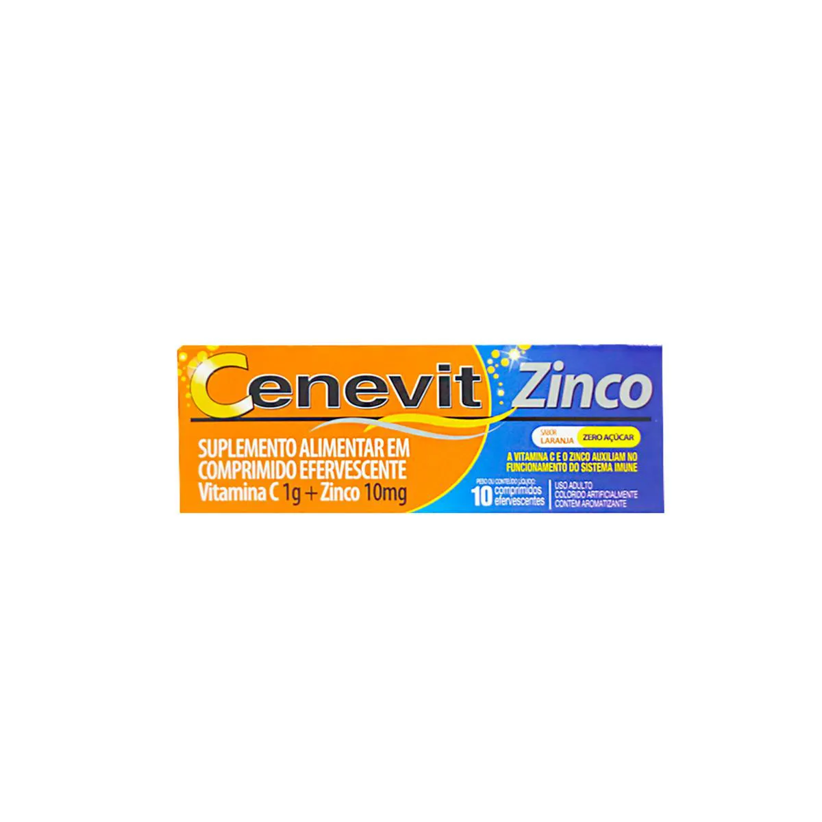 CENEVIT ZINCO 1MG COM 10 CP - VITAMINA C