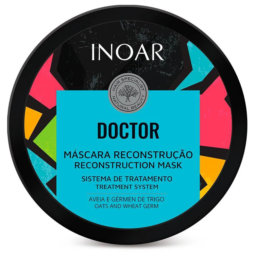 MáSCARA RECONSTRUçãO DOCTOR VEGAN INOAR 250G