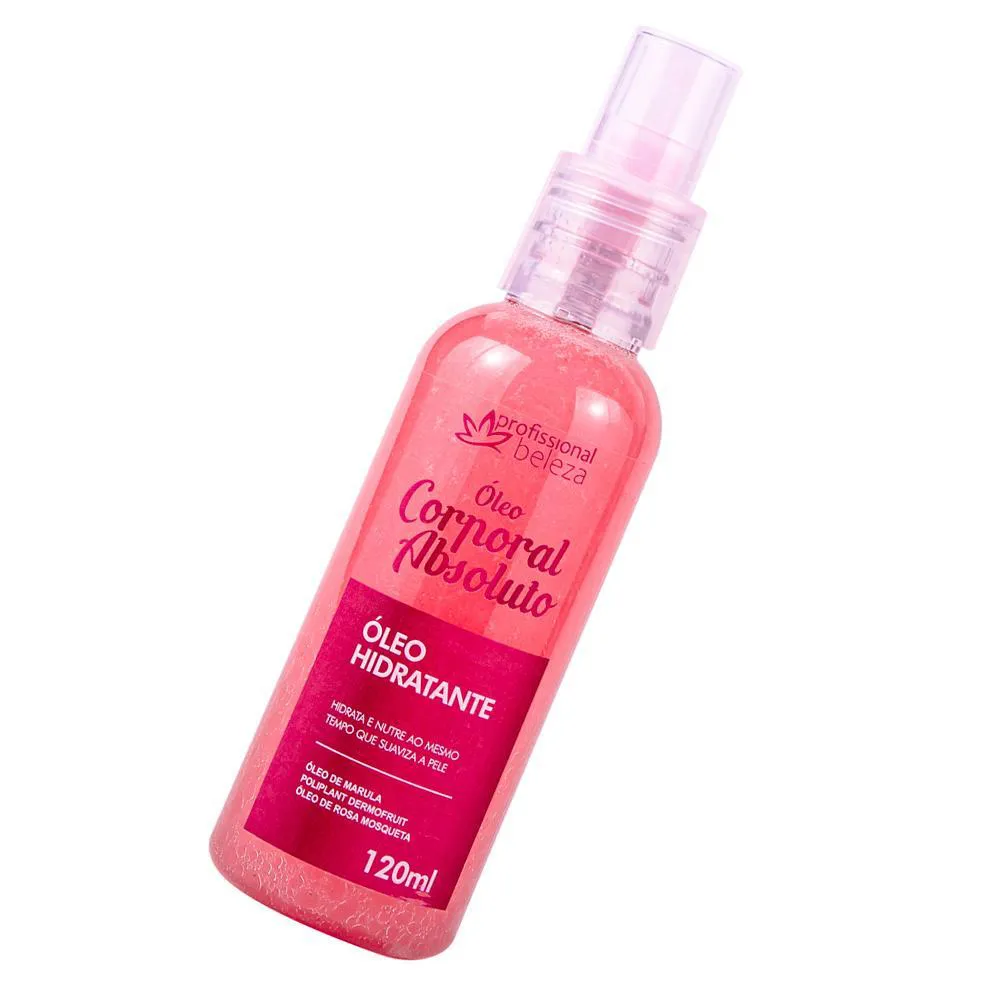 ÓLEO HIDRATANTE CORPORAL ABSOLUTO PROFISSIONAL BELEZA 120ML