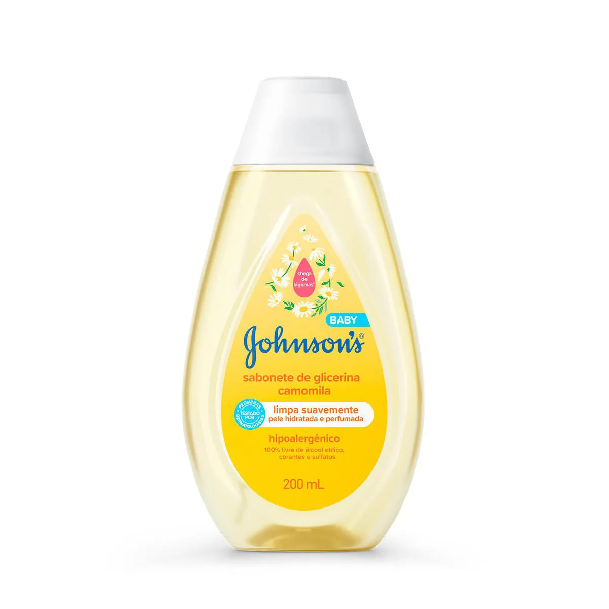 Sabonete Líquido de Glicerina Camomila Johnson's Baby Cabeça aos Pés 200ml