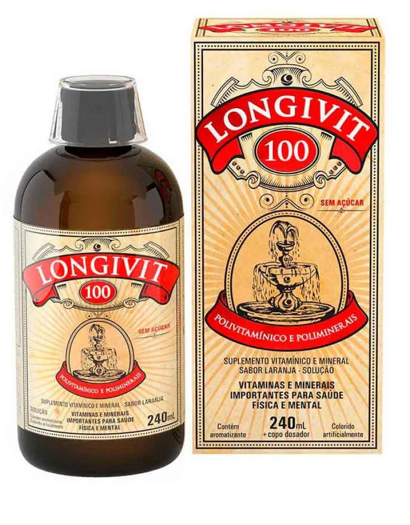 LONGIVIT 100 SUPLEMENTO POLIVITAMíNICO 240ML - CIFARMA