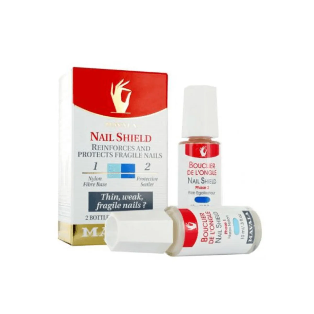 MAVALA NAIL SHIELD - FORTIFICANTE PARA UNHAS 2X10ML