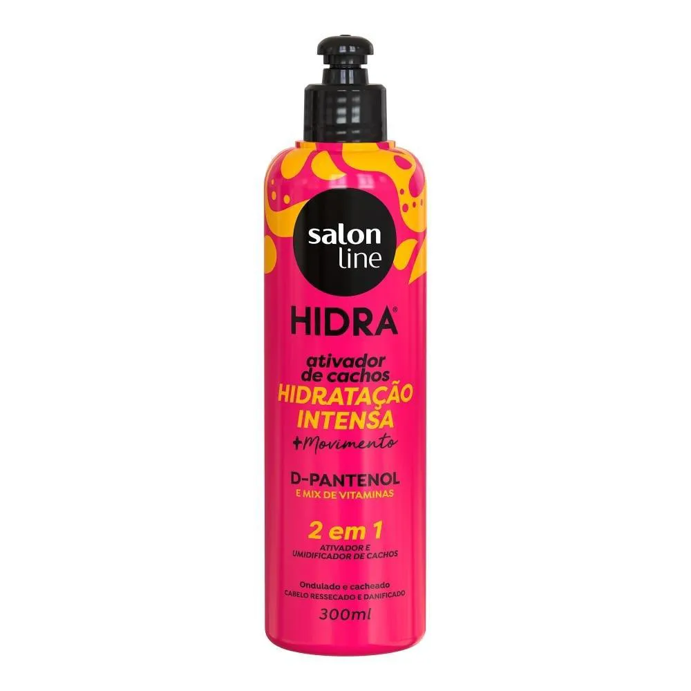 ATIVADOR DE CACHOS HIDRA D-PANTENOL E MIX DE VITAMINAS 300ML