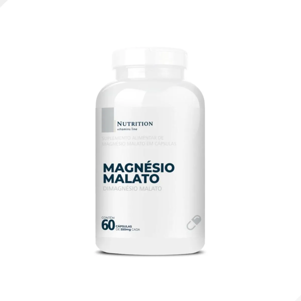 MAGNéSIO DIMALATO 60 CáPSULAS - NUTRITION LABS