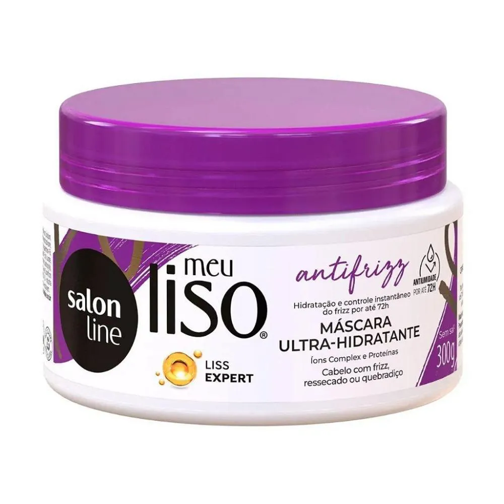 MASCARA SALON LINE  MEU LISO ANTIFRIZZ 300G