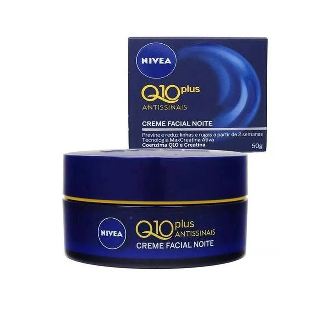 CREME NIVEA FACIAL ANTISSINAIS NOITE PLUS Q10 49G