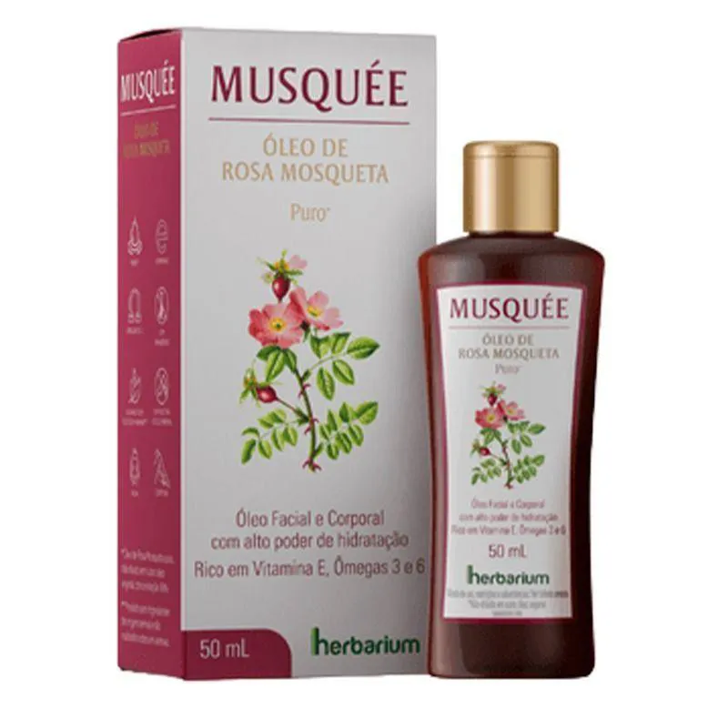 ÓLEO DE ROSA MOSQUETA MUSQUéE HERBARIUM 50ML