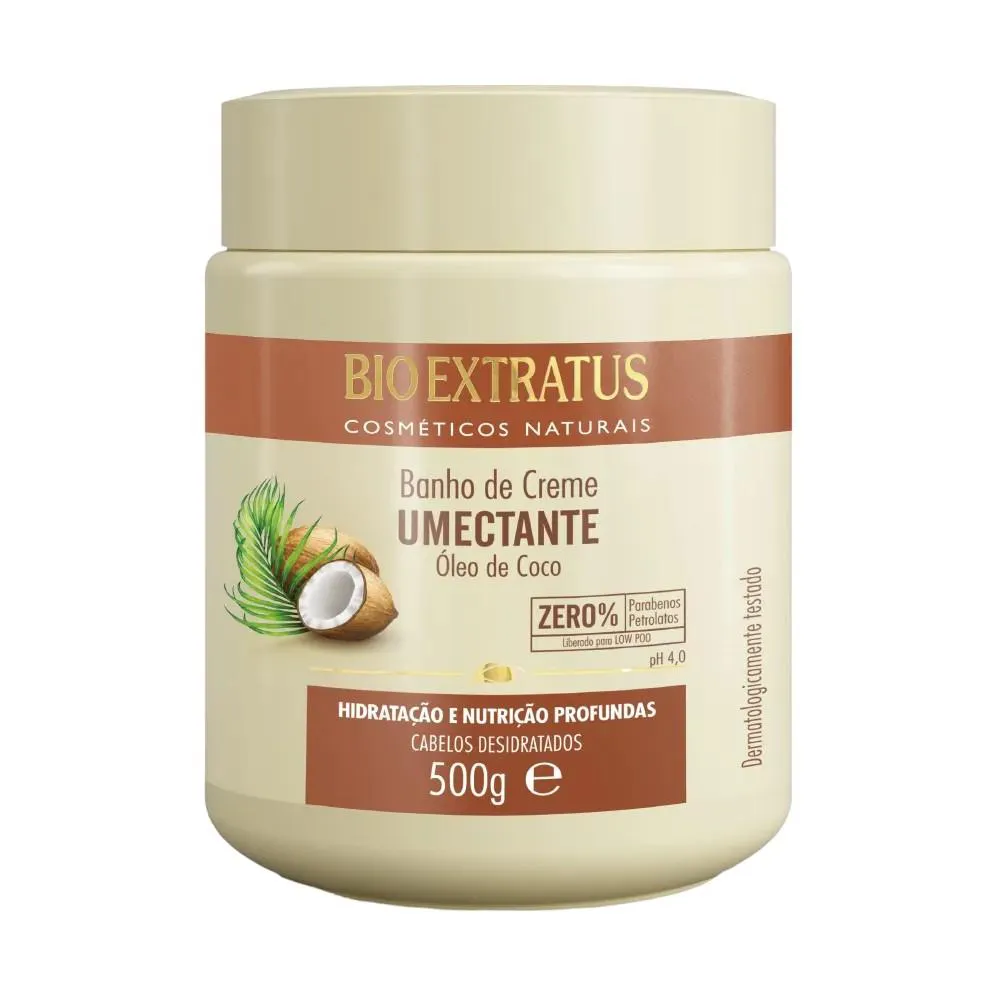 BANHO DE CREME CABELOS DESIDRATADOS UMECTANTE 500 ML BIO EXTRATUS
