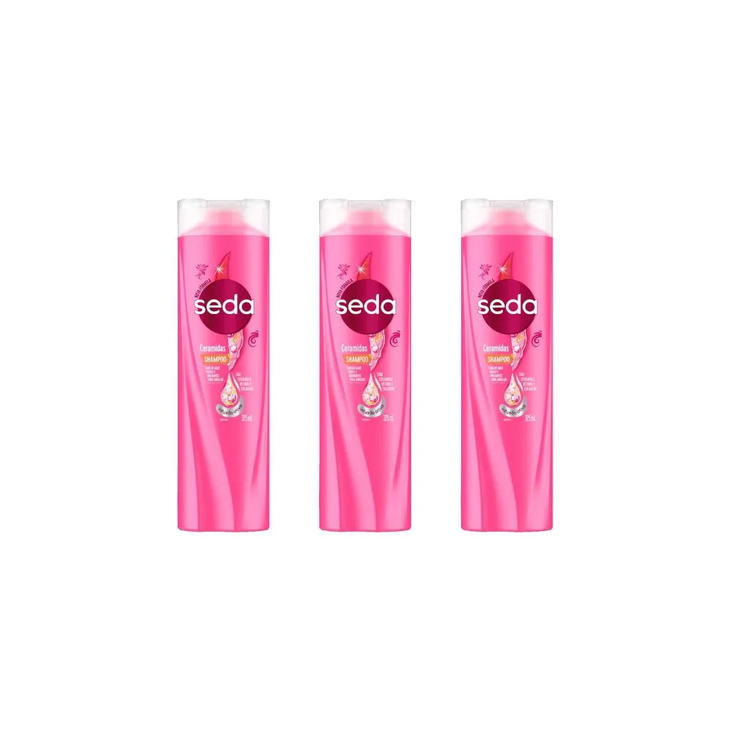 SHAMPOO SEDA 325ML CERAMIDAS-KIT C/3UN