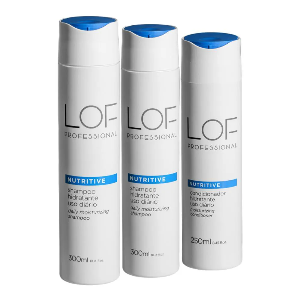 KIT LOF NUTRITIVE 2X SHAMPOO 300ML, CONDICIONADOR 250ML