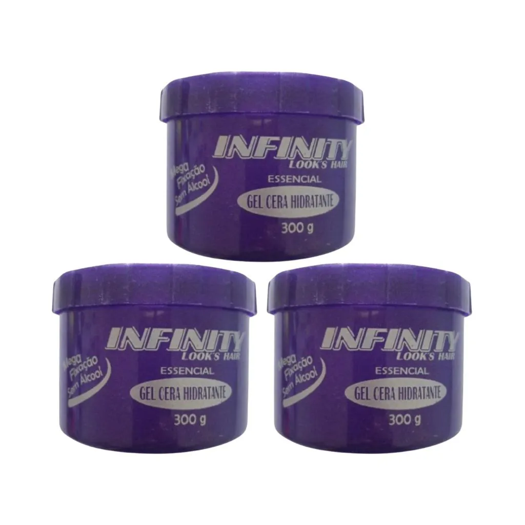 GEL CERA INFINITY HIDRATANTE 300G - KIT C/ 3UN