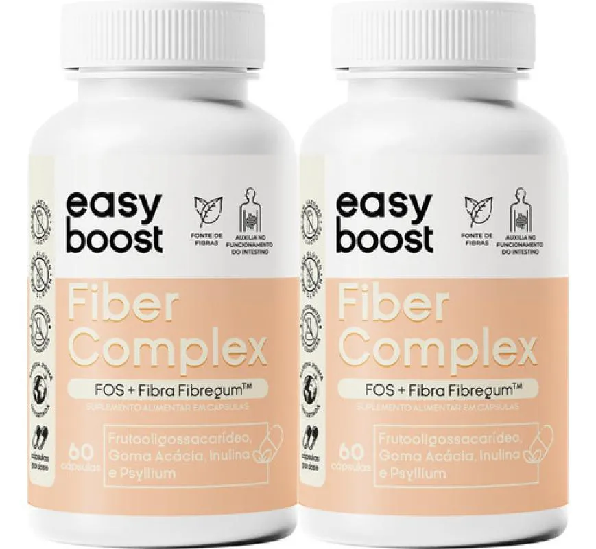FIBER COMPLEX EASYBOOST FIBRA FIBREGUM PSYLLIUM 120CAPS KIT
