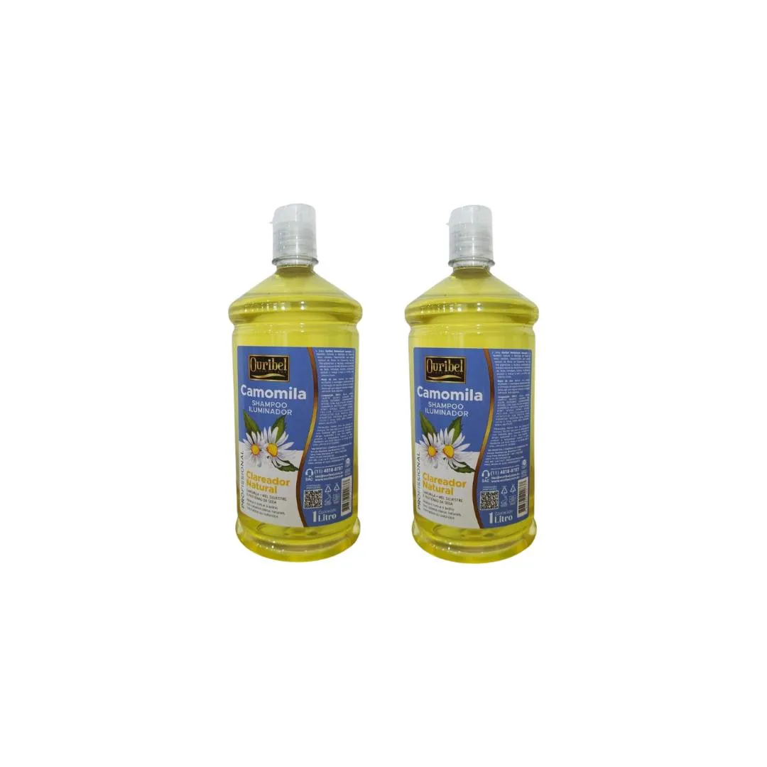 SHAMPOO OURIBEL 1000ML CAMOMILA - KIT C/2UN