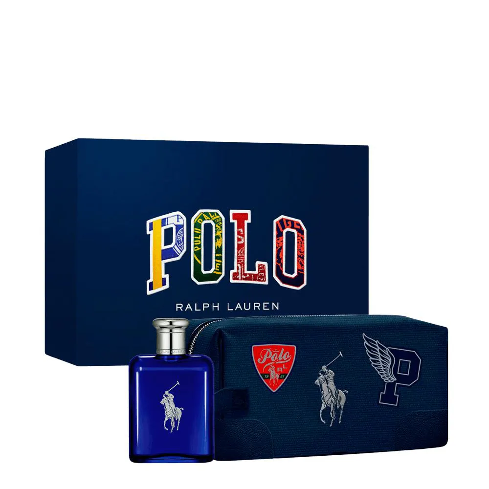 KIT RALPH LAUREN POLO BLUE - EAU DE TOILETTE 125ML + NéCESSAIRE