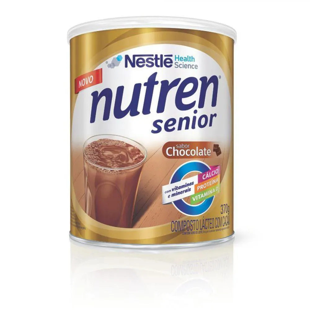 NUTREN SêNIOR SABOR CHOCOLATE NESTLé LATA 370G