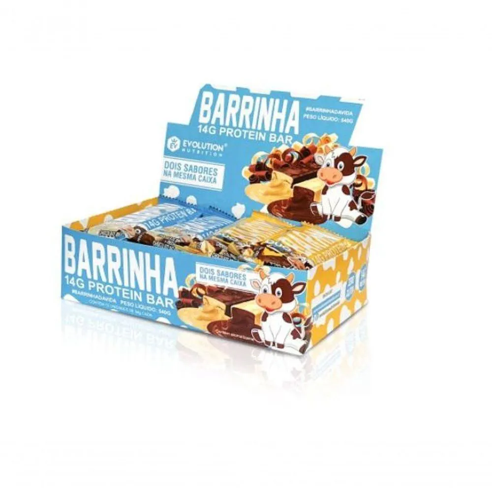 BARRINHA PROTEIN BAR 14G EVO UNIDADE DUO