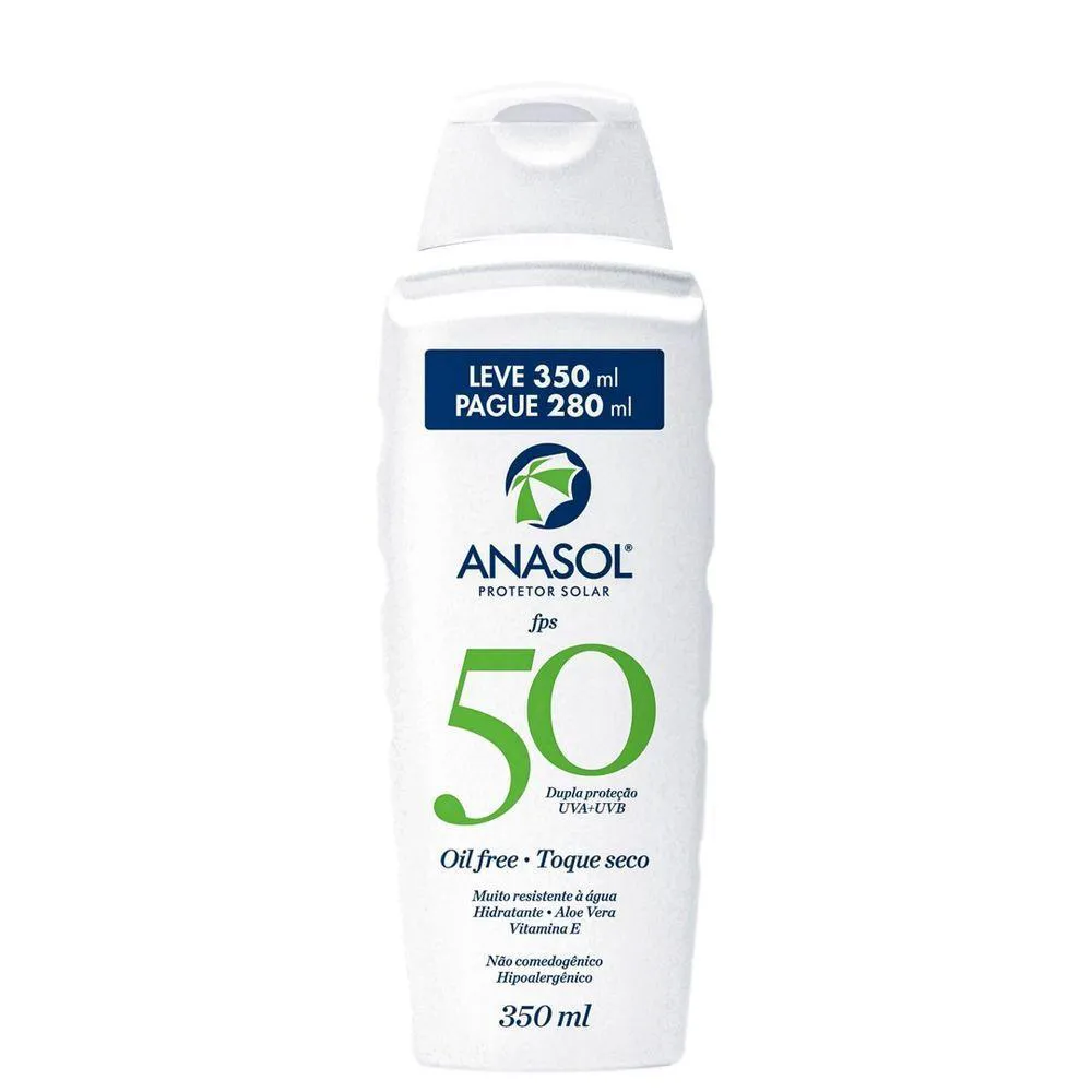 PROTETOR SOLAR CORPORAL ANASOL FPS50 COM 350ML