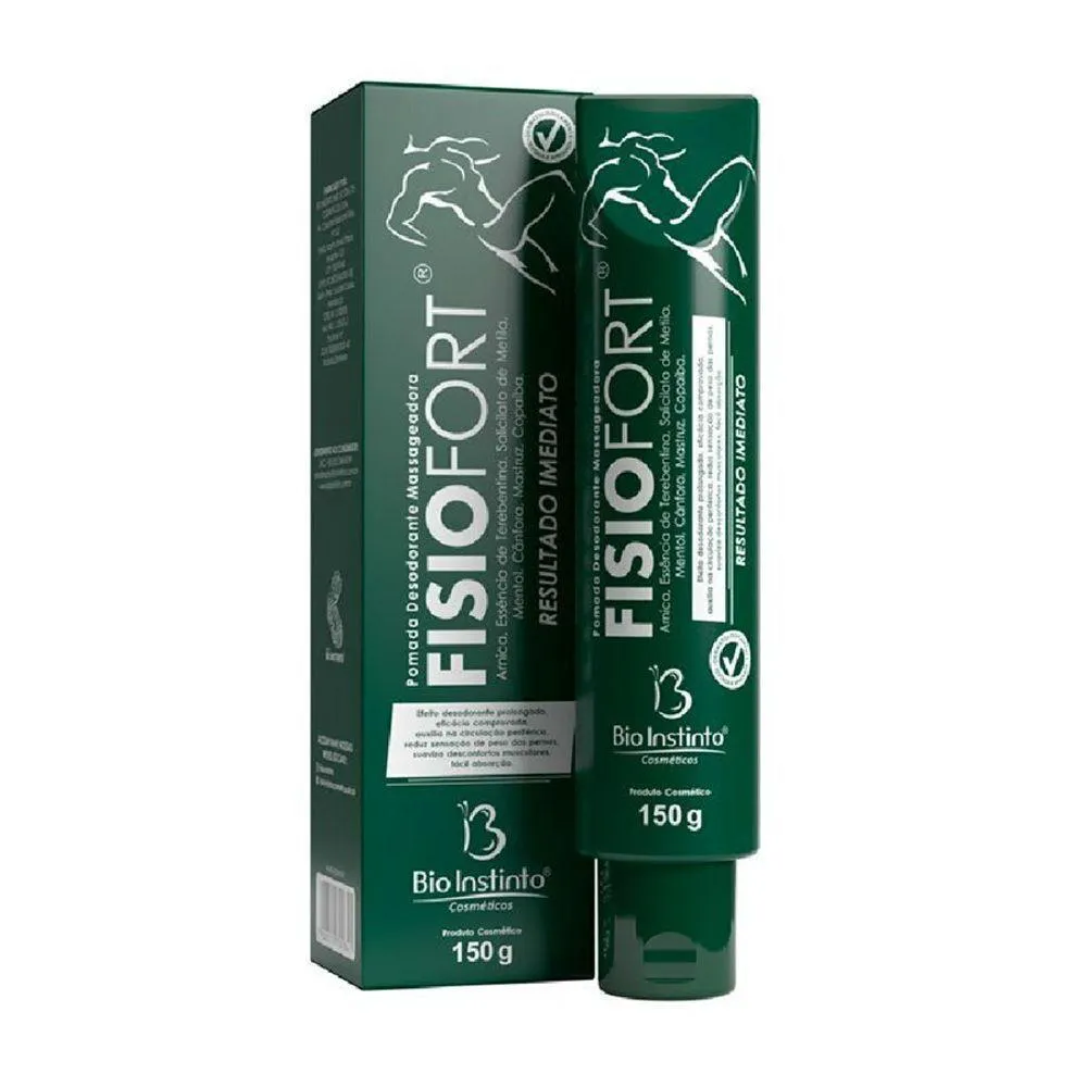 POMADA DESODORANTE MASSAGEADORA FISIOFORT BIO INSTINTO 150G