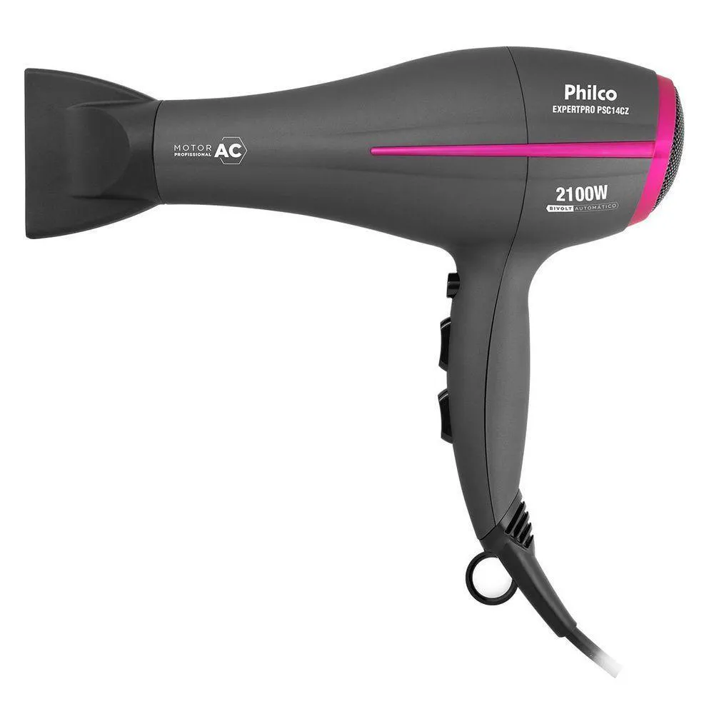 SECADOR DE CABELO PHILCO PSC14CZ BIVOLT úNICO BIVOLT