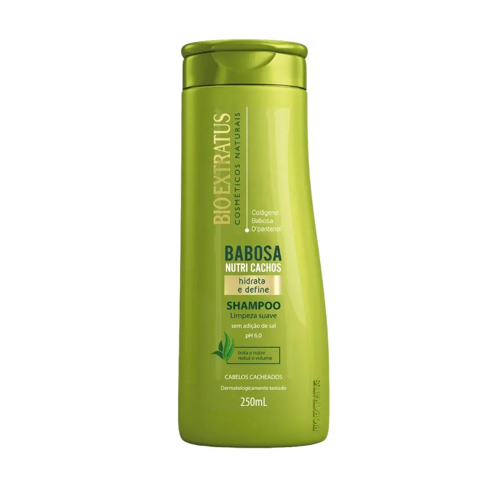 SHAMPOO HIDRATAçãO BIOLóGICA NUTRI CACHOS 250 ML BIO EXTRATUS