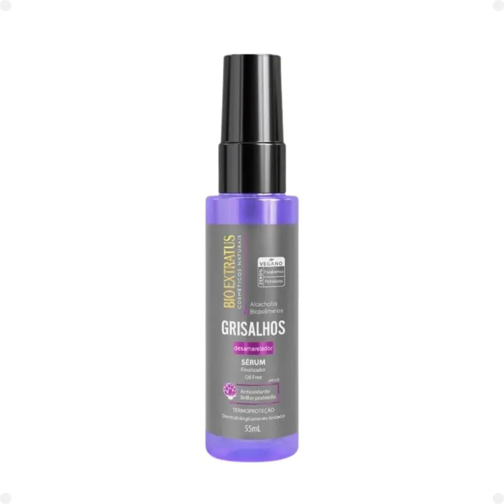 SéRUM FINALIZADOR DESAMARELADOR BIO EXTRATUS GRISALHOS 55ML