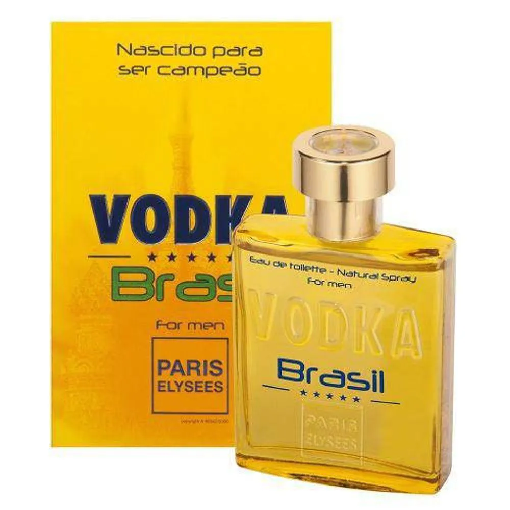 VODKA BRASIL YELLOW PARIS ELYSEES - PERFUME MASCULINO - EAU DE TOILETTE - 100ML