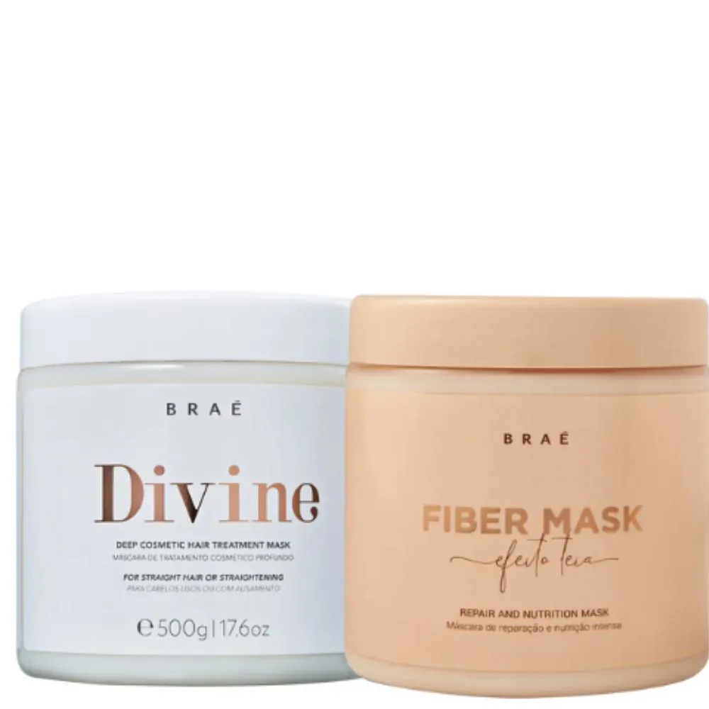 KIT BRAé DIVINE DUO MASK EFEITO TEIA TREATMENT (2 PRODUTOS)