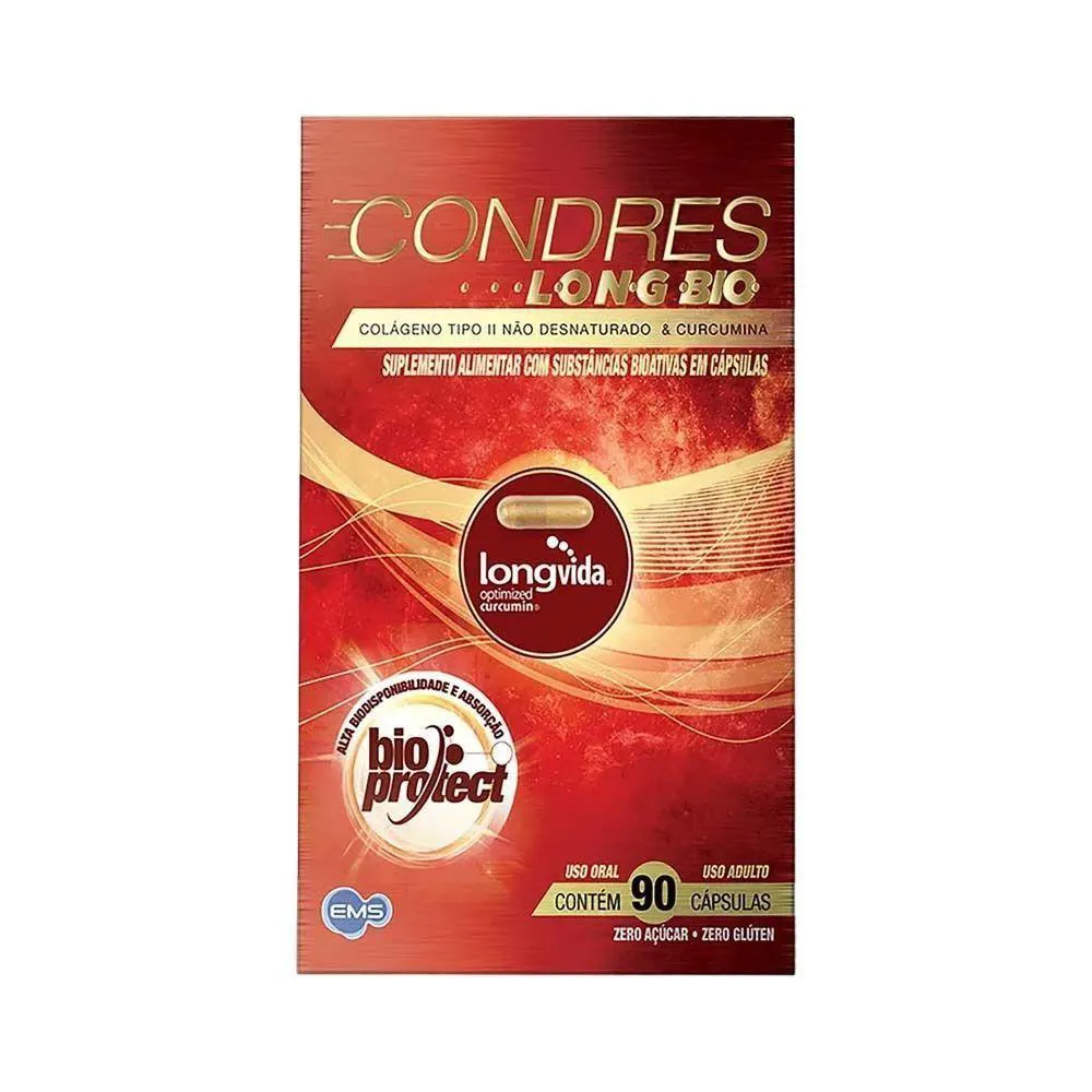 CONDRES LONG BIO ZERO AçúCAR 90 CáPSULAS