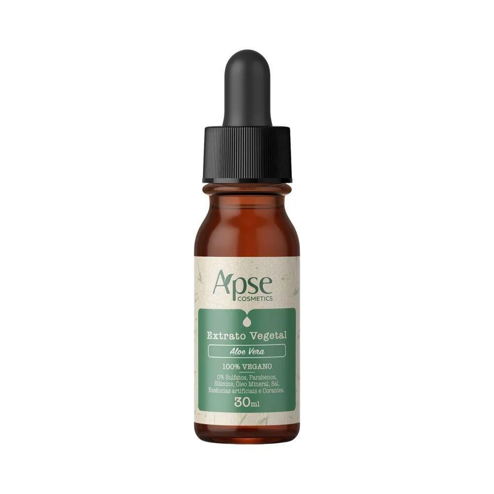 ÓLEO VEGETAL ALOE VERA APSE 100% VEGANO 30ML
