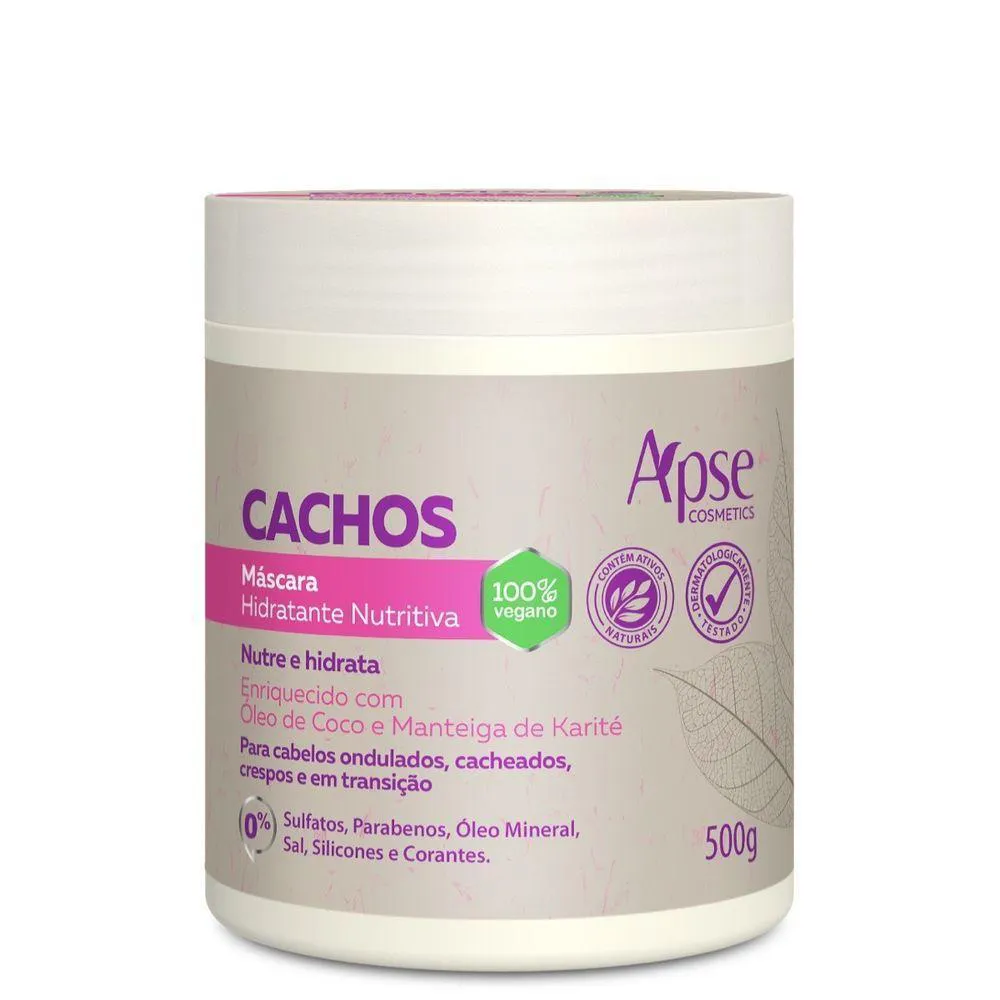 MáSCARA HIDRATANTE NUTRITIVA APSE CACHOS NUTRE HIDRATA 500G