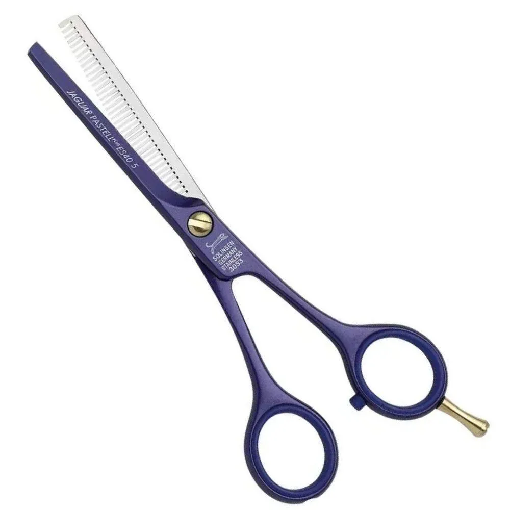 TESOURA JAGUAR DESFIADEIRA PASTELL PLUS ES 40 VIOLETA 5.5 MOD 3053-1