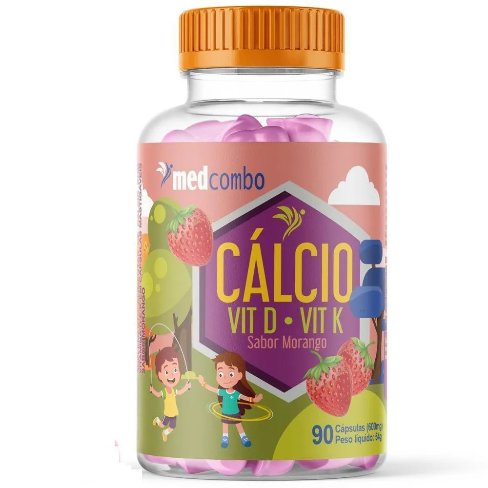 SUPLEMENTO ALIMENTAR INFANTIL DE CALCIO E VITAMINAS D E K MEDCOMBO