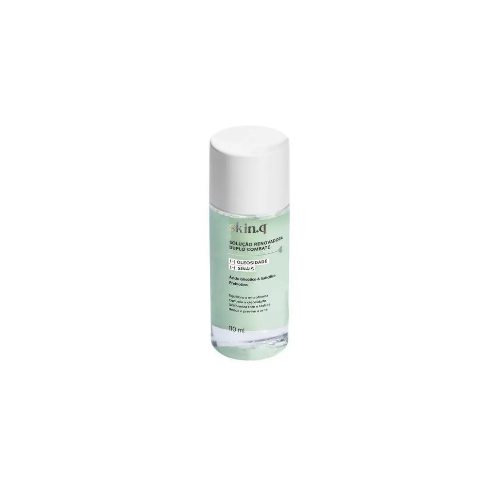 QUEM DISSE, BERENICE? SOLUçãO RENOVADORA FACIAL DUPLO COMBATE SKIN.Q 110ML