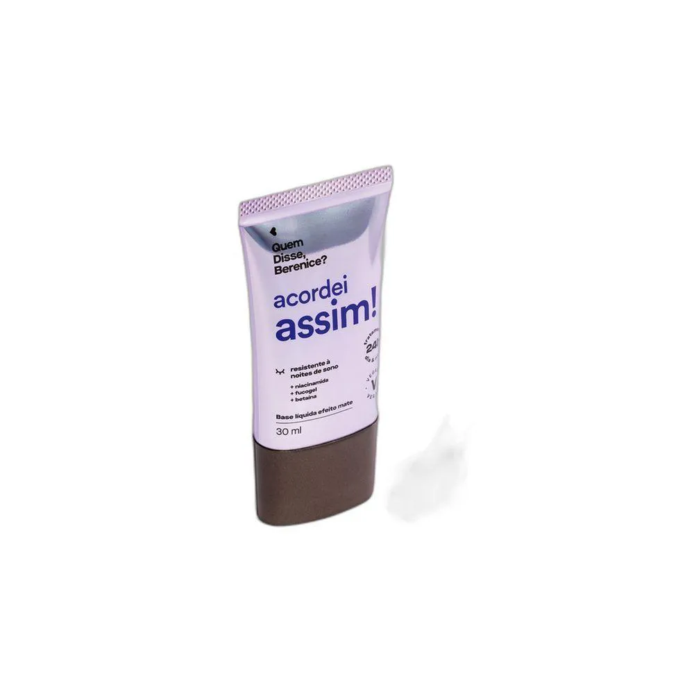 BASE LíQUIDA ACORDEI ASSIM COR 16Q 30ML