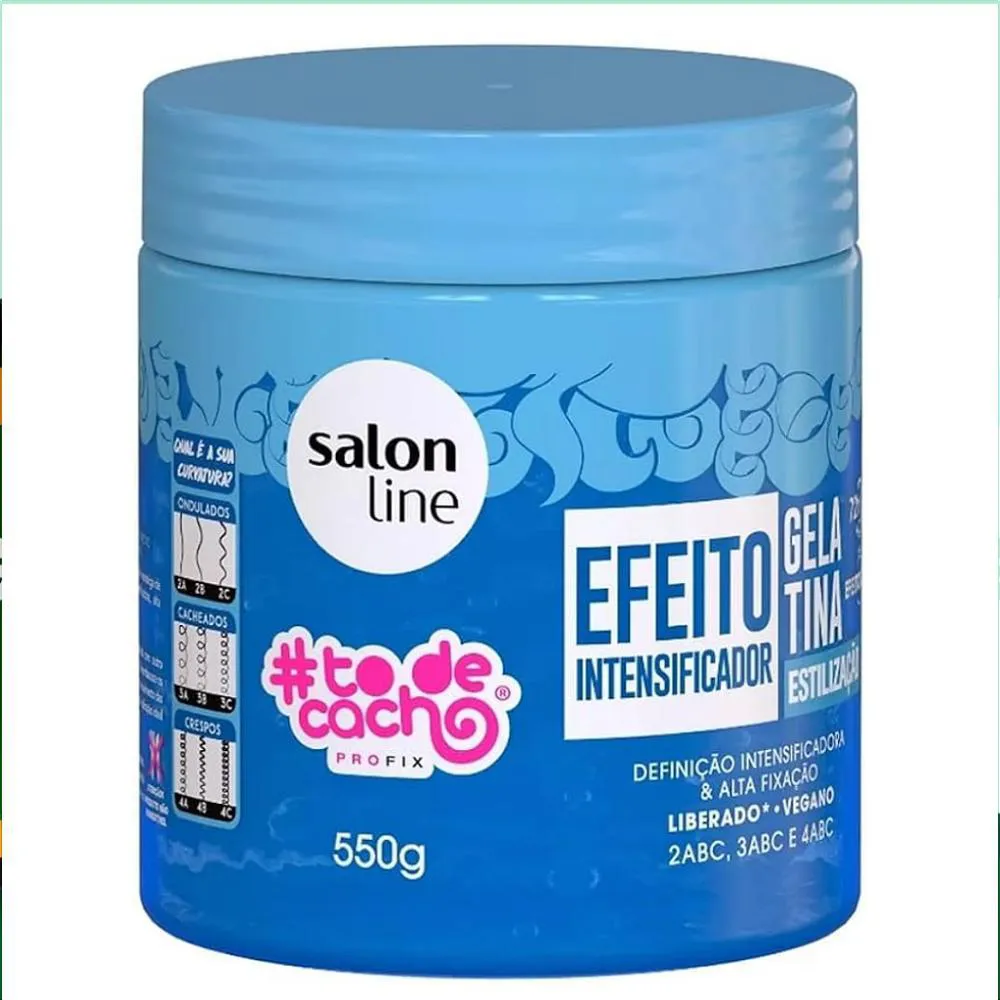 GELATINA SALON LINE TODE CACHO ESTILIZACA INTENSIFICADOR 550