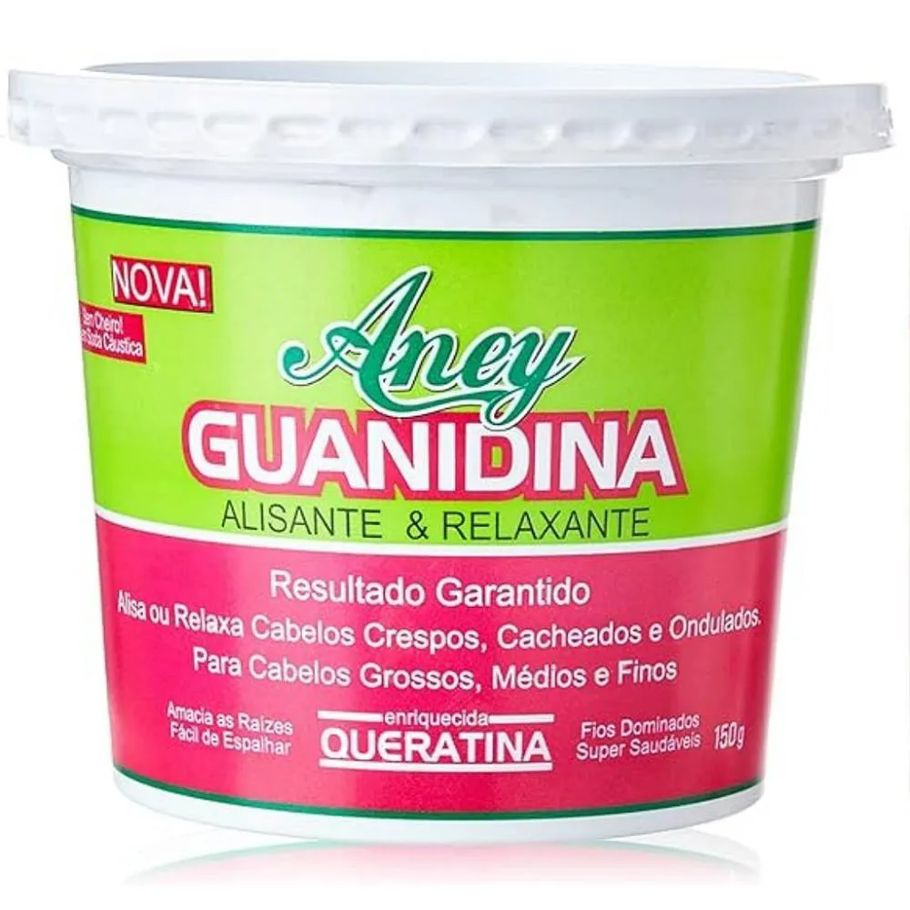ALISANTE S LINE GUANIDINA ANEY CABELOS GROSSOS, MÉDIOS E FINOS 150G
