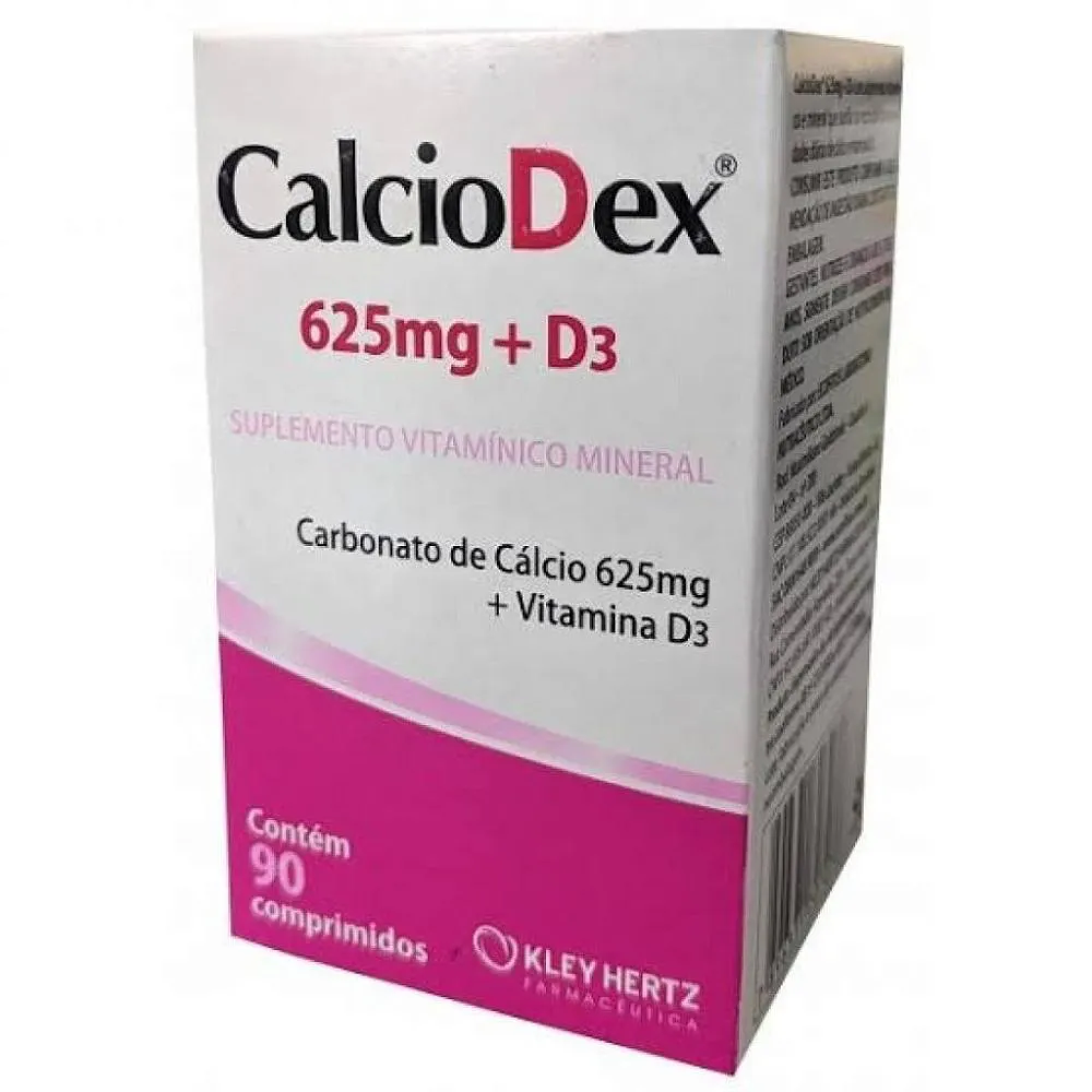 CALCIODEX 625MG+D 90CPR KLEY HERTZ