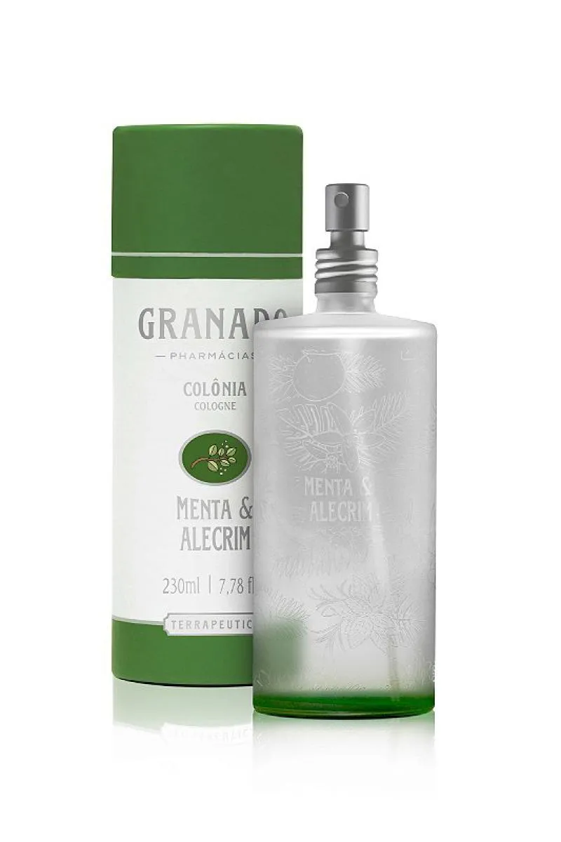 PERFUME UNISSEX MENTA E ALECRIM EAU DE COLOGNE GRANADO - 230ML