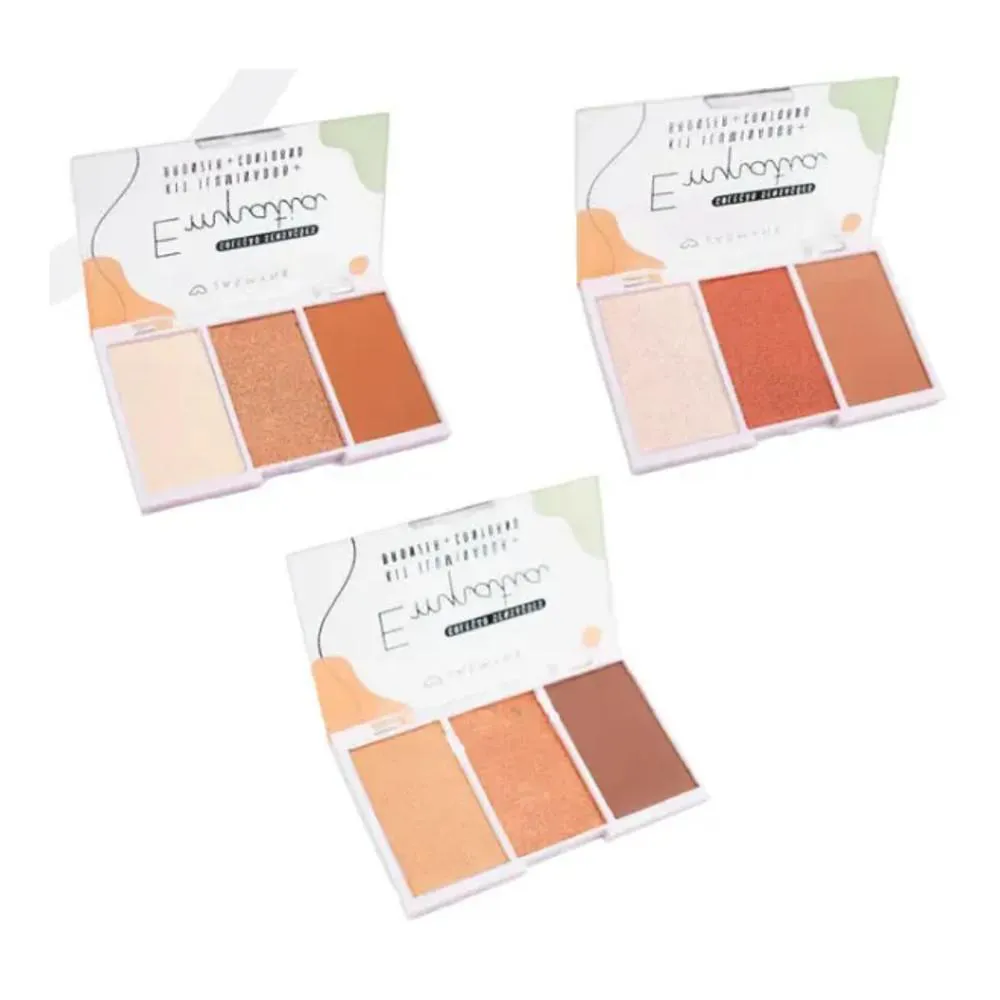 PALETA HARMONIA DE CONTORNO E BLUSH DA JASMYNE