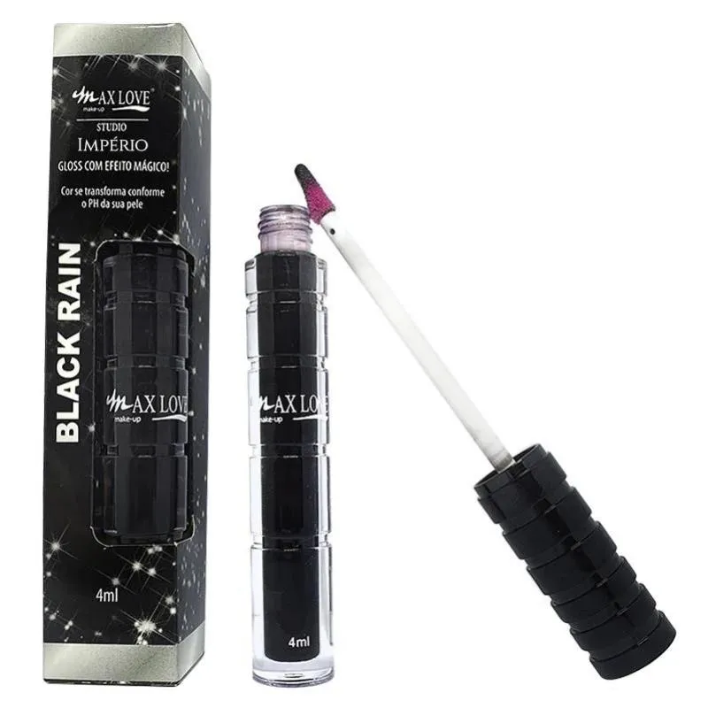 GLOSS VEGANO BLACK RAIN MAX LOVE COM EFEITO MáGICO