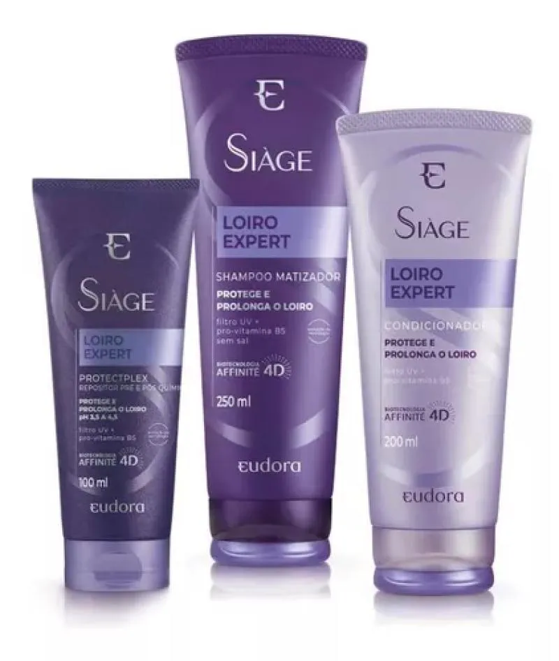 EUDORA KIT SIAGE LOIRO EXPERT 4D SHMP + COND + PROTECTPLEX